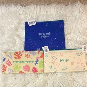 Thrive Cosmetics beauty bags NWT